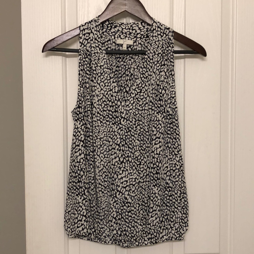 Joie Silk Shell with snap closure